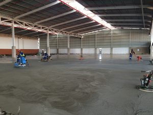 Industrial floor floating